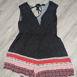 Torrid button front romper